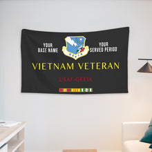Load image into Gallery viewer, USAF GEEIA WALL FLAG VERTICAL HORIZONTAL 36 x 60 INCHES WALL FLAG