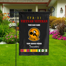 Load image into Gallery viewer, VFA 31 DOUBLE-SIDED PRINTED 12&quot;x18&quot; GARDEN FLAG