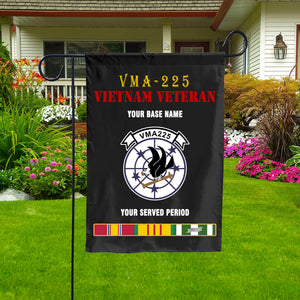 VMA 225 DOUBLE-SIDED PRINTED 12"x18" GARDEN FLAG